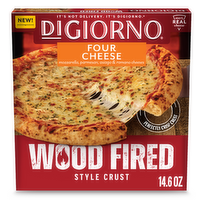 DiGiorno Four Cheese Pizza With Wood Fired Style Crust - 14.6 Ounce