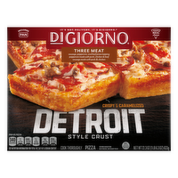 DiGiorno Detroit Style Crust Three Meat Pizza Frozen - 22.3 Ounce