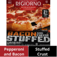 DiGiorno Better With Bacon Frozen Pizza On A And Cheese Stuffed Crust - 1.43 Pound