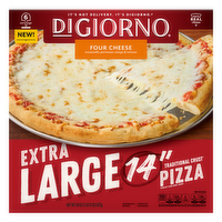DiGiorno Extra Large Four Cheese Pizza, Oven Dinners, Party Pizza - 29 Ounce