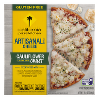 California Pizza Kitchen Artisanal Style Cheese Pizza, Cauliflower Crust, Frozen - 11.8 Ounce