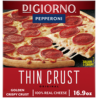DiGiorno Classic Thin Crust Pepperoni Pza Package - 16.9 Ounce