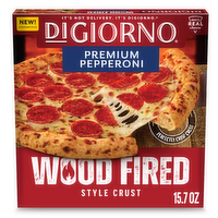 DiGiorno Premium Pepperoni Wood Fired Style Crust Frozen Pizza - 15.7 Ounce