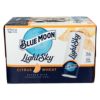 Blue Moon Lightsky Citrus Wheat - 12 Fluid Ounce - 12 Count