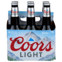 Coors Light Beer - 12 Fluid Ounce - 6 Count