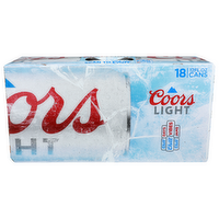 Coors Light Beer - 12 Fluid Ounce - 18 Count