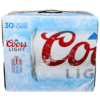 Coors Light Beer - 12 Fluid Ounce - 30 Count