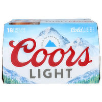 Coors Light Beer - 12 Fluid Ounce - 18 Count