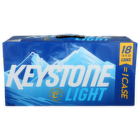 Coors Keystone Light - 16 Fluid Ounce - 18 Count