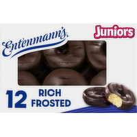 Entenmann's Rich Frosted Donut Juniors, , Each Chocolate Donuts, Box - 14 Ounce