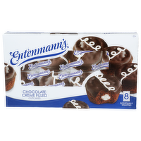 ENTENMANN's Chocolate Creme Filled Cupcakes - 1.588 Ounce - 8 Count