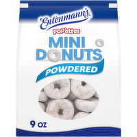 Entenmann's Sugar Powdered Mini Donuts - 9 Fluid Ounce