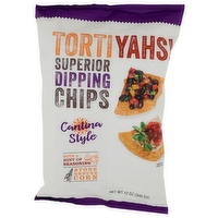 TORTIYAHS! Cantina Style With A Hint Of Seasoning Superior Dipping Chips - 12 Ounce