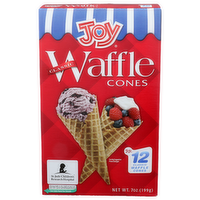 Joy Classic Waffle Cones - 0.583 Ounce - 12 Count