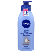 Nivea With Deep Nourishing Serum & Shea Butter Daily Moisture Body Lotion - 16.9 Fluid Ounce