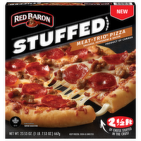 Red Baron Stuffed Crust Meat Trio Pizza - 23.53 Ounce