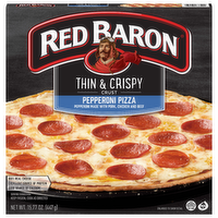 Red BARON® Pepperoni Pizza Thin & Crispy - 15.77 Ounce