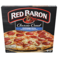Red Baron Classic Crust Pork, Chicken And Beef Pepperoni Pizza - 20.6 Ounce