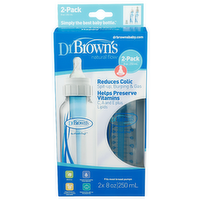 Dr Brown's Natural Flow Fits Most Breast Pumps - 8 Ounce - 2 Count