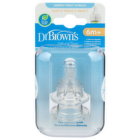 Dr Brown's Level 3 Silicone Nipples - 2 Count