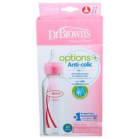 Dr Brown's Natural Flow Anti-Colic Bottle - 8 Ounce - 2 Count