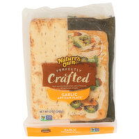 NATURE'S OWN Flatbreadgarlic Garlic Flatbread Perfectly Crafted Artisan Flats, Non-Gmo - 3 Ounce - 4 Count