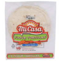 Micasa Fajita Style Flour Tortillas - 1.4 Ounce - 10 Count