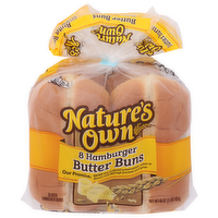 Nature's Own Hamburger Butter Buns - 2 Ounce - 8 Count