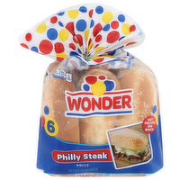 Wonder Rolls Philly Steak - 2.5 Ounce - 6 Count