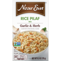 Near East Rice Pilaf Mix Garlic & Herb - 6.3 Ounce