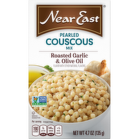 Near East Pearled Couscous Mix Roasted Garlic & Olive Oil - 4.7 Ounce - 1 Count