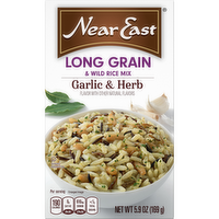 Near East Long Grain & Wild Rice Mix Garlic & Herb - 5.9 Ounce