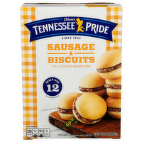 Odom's Tennessee Pride Sausage & Biscuits - 1.6 Ounce - 12 Count