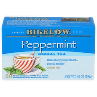 Bigelow Peppermint Herbal Tea - 0.046 Ounce - 20 Count