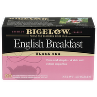 Bigelow English Breakfast Black Tea - 0.075 Ounce - 20 Count