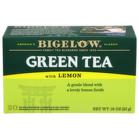 Bigelow With Lemon Green Tea - 0.046 Ounce - 20 Count
