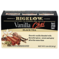 Bigelow Vanilla Chai Black Tea - 0.082 Ounce - 20 Count