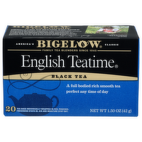 Bigelow Black Tea English Teatime - 0.075 Ounce - 20 Count