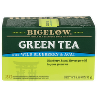 Bigelow Wild Blueberry & Acai Green Tea - 0.059 Ounce - 20 Count