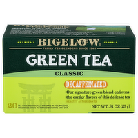 Bigelow Classic Decaffeinated Green Tea - 0.046 Ounce - 20 Count