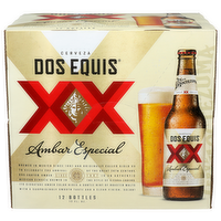 Dos Equis Cerveza XX Ambar Especial - 12 Fluid Ounce - 12 Count