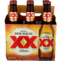 Dos Equis Ambar Beer 6 Pk Bottles - 12 Fluid Ounce - 6 Count