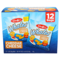 Stauffer's Cheddar Cheese Whales Baked Crackers - 1.5 Ounce - 12 Count