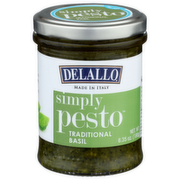 Delallo Traditional Basil Simply Pesto - 6.35 Ounce