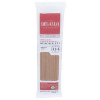 Delallo Organic Whole Wheat Spaghetti 4 - 16 Ounce