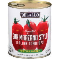 DeLallo San Marzano Style Petite Diced Tomatoes - 28 Ounce