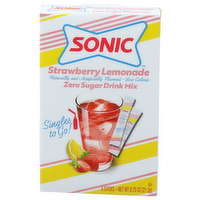 Sonic Strawberry Lemonade Zero Sugar Drink Mix - 0.125 Ounce - 6 Count