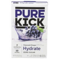 Pure Kick Concord Grape Hydrate - 0.127 Ounce - 6 Count