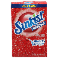 Sunkist Strawberry Singles To Go! - 0.088 Ounce - 6 Count