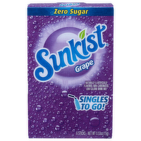 Sunkist Grape Low Calorie Drink Mix - 0.088 Ounce - 6 Count